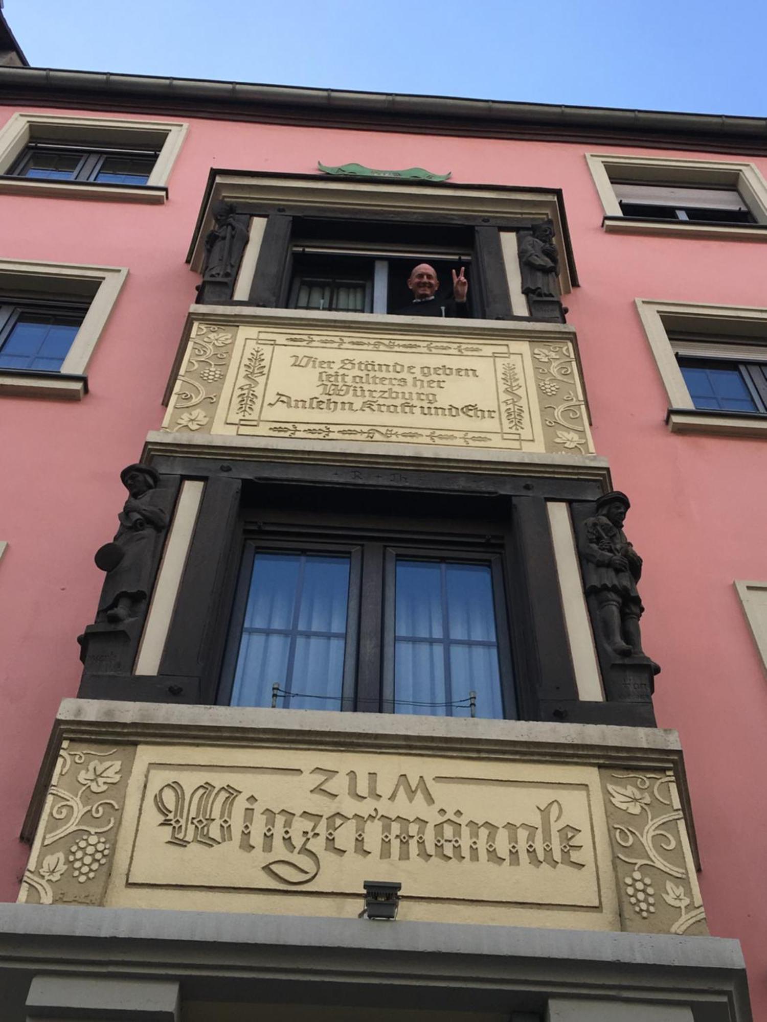 维尔茨堡 Zum Winzermaennle酒店 外观 照片